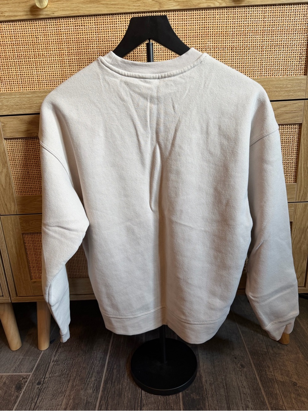 Calvin Klein Performance Light Beige Crewneck Sweatshirt - Picture 4 of 4